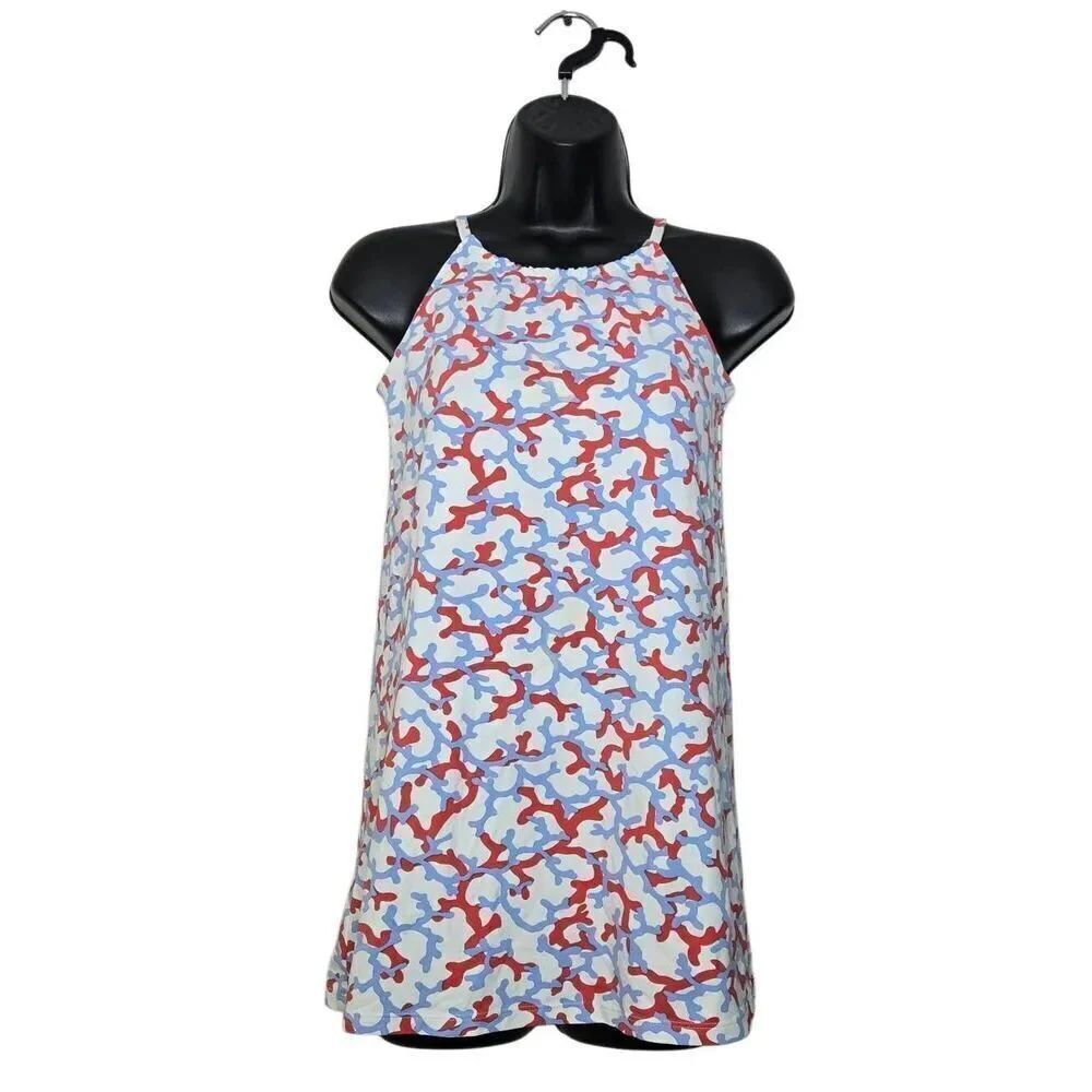 J. McLaughlin Maria Halter TunicโZize Large Top Coral Catalina Cloth